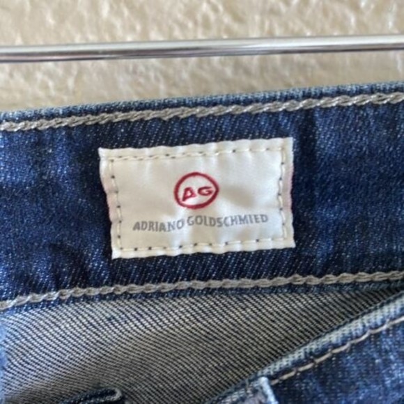 AG Adriano Goldschmied Farrah High Rise Skinny Crop Jeans Womens 28 Released Hem - Picture 7 of 14